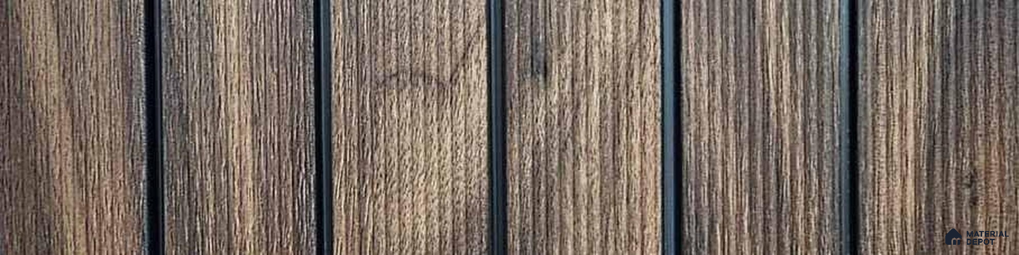 PN 06964 Wood Look Louver1 8 ft x 0.83 ft Texture Finish - 10 mm | Suitable for Feature Wall, TV Unit & Living Room