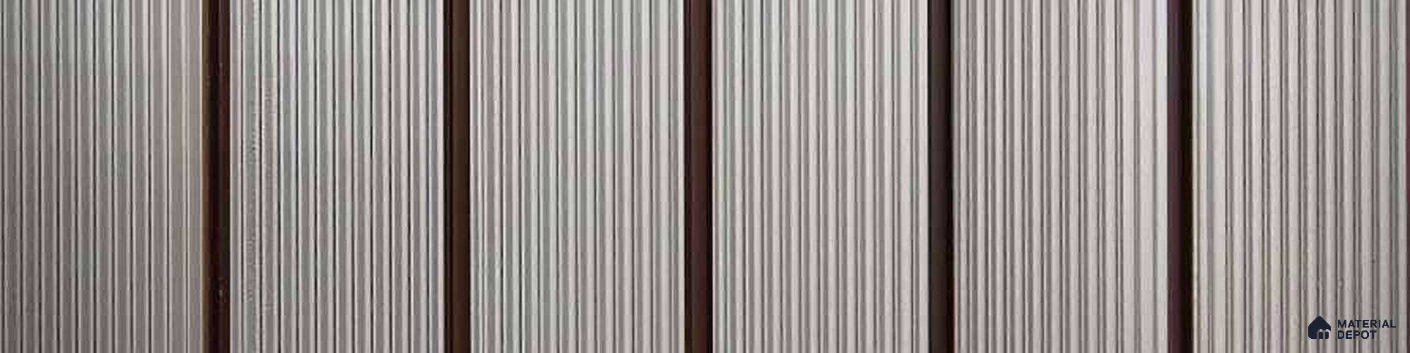 PN 06965 Textured Solid Look Louver1 8 ft x 0.83 ft Texture Finish - 10 mm | Suitable for Feature Wall, TV Unit & Living Room