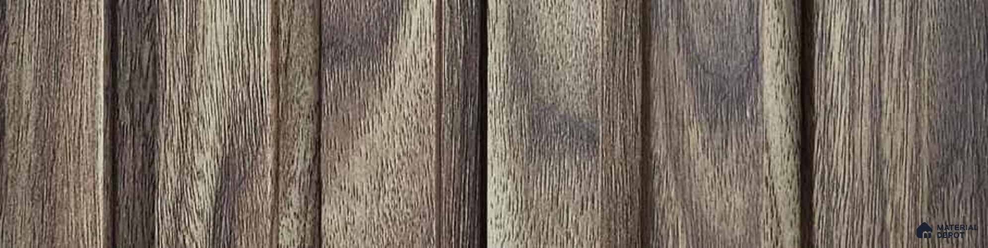 PN 06986 Wood Look Louver1 9.5 ft x 0.83 ft Texture Finish - 10 mm | Suitable for Feature Wall, TV Unit & Living Room