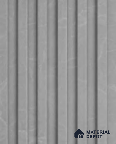 Grey Wooden Louver PN 03049 8 ft x 4.8 inch Charcoal Panel - mm | Suitable for Feature Wall, TV Unit & Living Room | Width is Subjected to 5% Variation