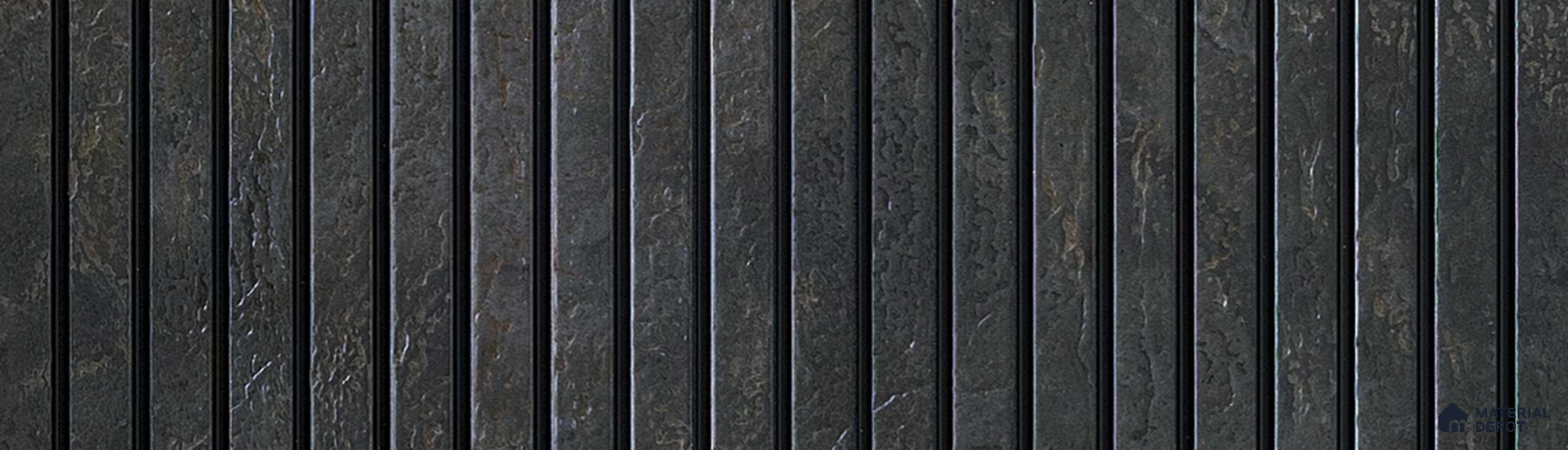 PN 07248 Wood Look Louver 8 ft x 1 ft Texture Finish - 8 mm | Suitable for Feature Wall, TV Unit & Living Room