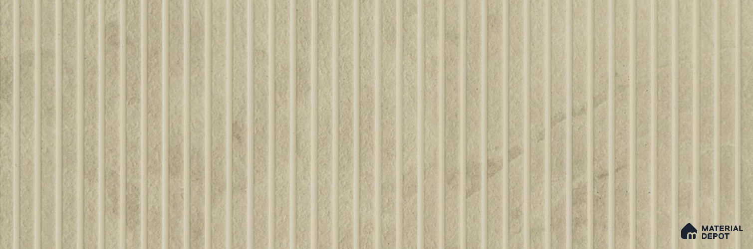 PN 07249 Stone Look Louver 8 ft x 1 ft Texture Finish  - 8 mm | Suitable for Feature Wall, TV Unit & Living Room