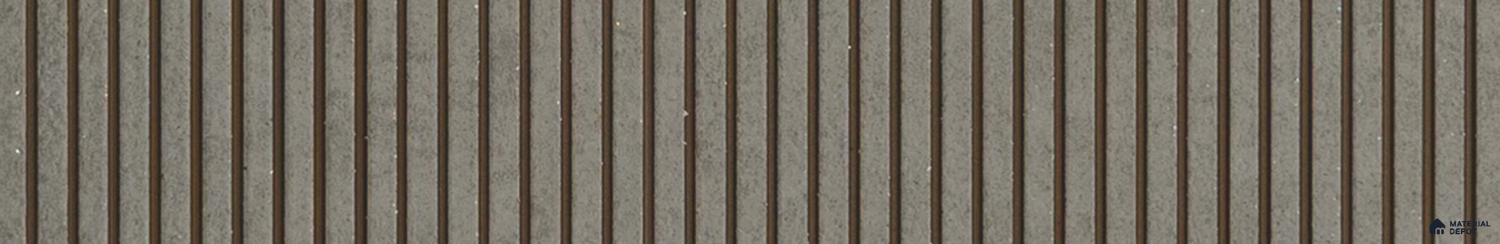 PN 07256 Wood Look Louver 8 ft x 1 ft Texture Finish - 8 mm | Suitable for Feature Wall, TV Unit & Living Room
