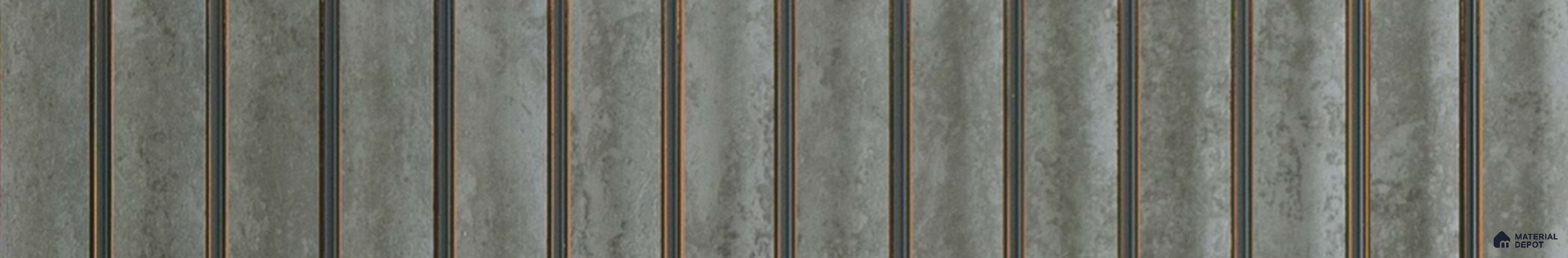 PN 07278 Patterned Look Louver 8 ft x 1 ft Texture Finish  - 8 mm | Suitable for Feature Wall, TV Unit & Living Room