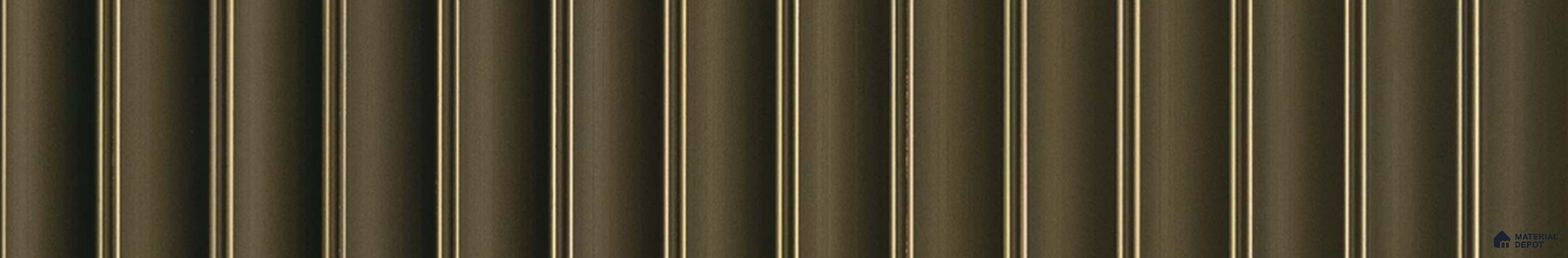 PN 07283 Solid Colors Look Louver 8 ft x 1 ft Texture Finish  - 8 mm | Suitable for Feature Wall, TV Unit & Living Room