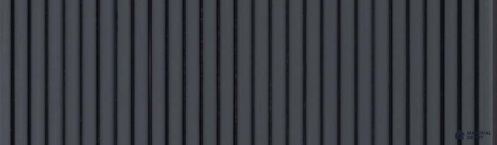 PN 07361 Solid Colors Look Louver 8 ft x 0.65 ft Texture Finish  - 8 mm | Suitable for Feature Wall, TV Unit & Living Room