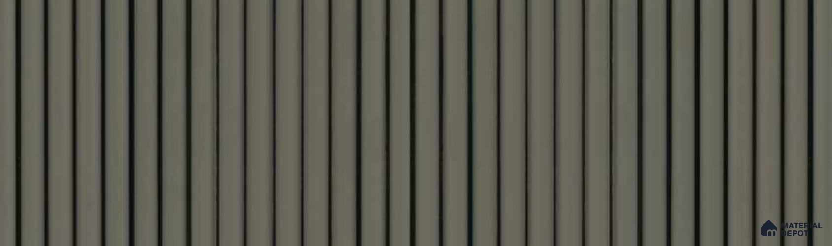 PN 07363 Solid Colors Look Louver 8 ft x 0.65 ft Texture Finish  - 8 mm | Suitable for Feature Wall, TV Unit & Living Room