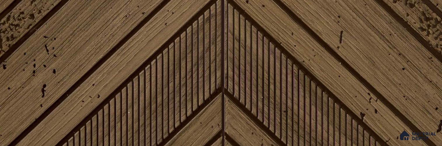 PN 07270 Wood Look Louver 9.5 ft x 1 ft Texture Finish - 8 mm | Suitable for Feature Wall, TV Unit & Living Room