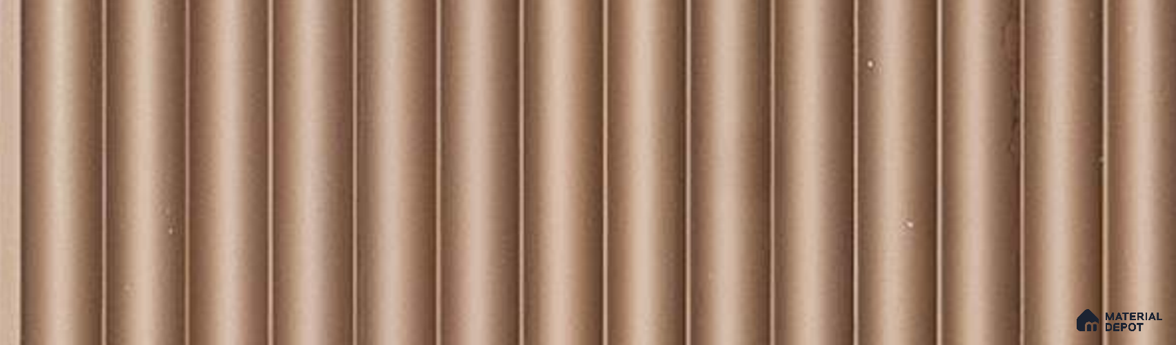 PN 07325 Solid Colors Look Louver 9.5 ft x 0.65 ft Texture Finish  - 8 mm | Suitable for Feature Wall, TV Unit & Living Room