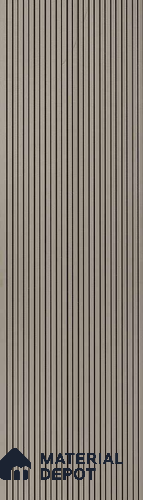 PN 07189 Wood Look Louver 8 ft x 0.83 ft Texture Finish - 10 mm | Suitable for Feature Wall, TV Unit & Living Room