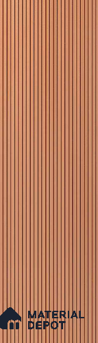 PN 07195 Textured Solid Look Louver 8 ft x 0.83 ft Texture Finish - 10 mm | Suitable for Feature Wall, TV Unit & Living Room