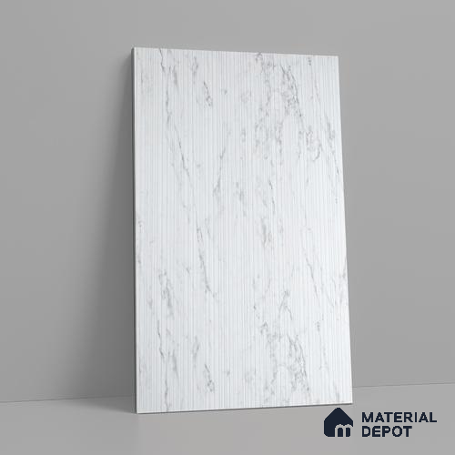 Marble Fluted LM 18364 8 ft x 4 ft Texture Finish Decorative Laminate - 1.25 mm | Suitable for TV Unit,Wardrobe, Kitchen Cabinets