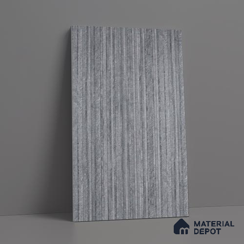 Marble Fluted LM 18365 8 ft x 4 ft Texture Finish Decorative Laminate - 1.25 mm | Suitable for TV Unit,Wardrobe, Kitchen Cabinets