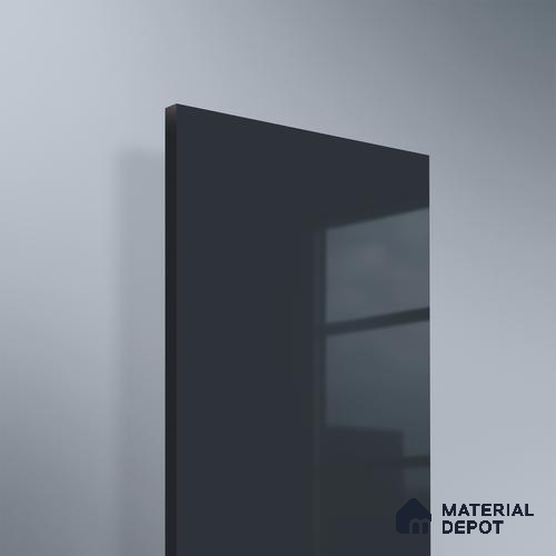 Midnight Blue Solid Colors Look HG 948 8 ft x 4 ft High Gloss Finish Decorative Laminate - 1 mm | Suitable for Living Room, Kitchen, Office