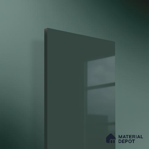 Sage Green Solid Colors Look HG 915 8 ft x 4 ft High Gloss Finish Decorative Laminate - 1 mm | Suitable for Living Room, Kitchen, Office