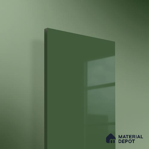 Parrot Green Solid Colors Look HG 949 8 ft x 4 ft High Gloss Finish Decorative Laminate - 1 mm | Suitable for Living Room, Kitchen, Office