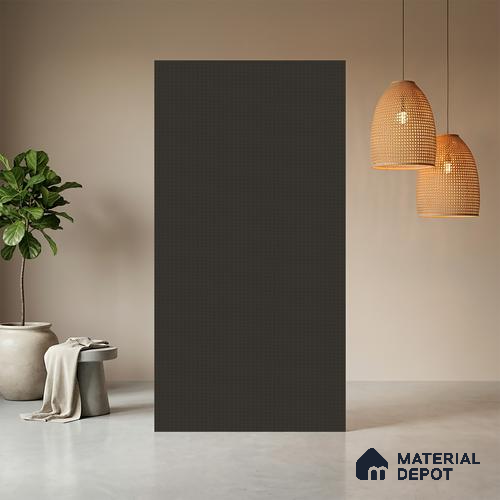 Charcoal Plum Cane Look WP 33 504 8 ft x 4 ft Texture Finish Decorative Laminate - 1 mm | Suitable for TV Unit, Wardrobe, Kitchen Cabinets