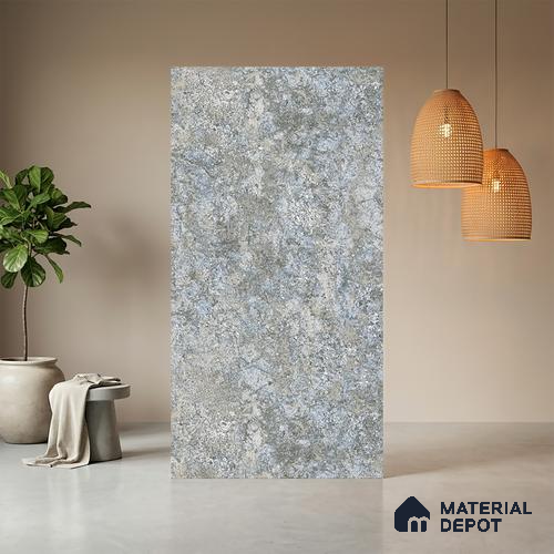 White Marble Look LM 20990 8 ft x 4 ft Matte Finish Decorative Laminate - 1 mm | Suitable for TV Unit, Wardrobe, Kitchen Cabinets