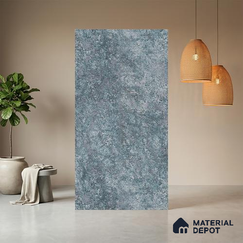 Blue Marble Look LM 20991 8 ft x 4 ft Matte Finish Decorative Laminate - 1 mm | Suitable for TV Unit, Wardrobe, Kitchen Cabinets