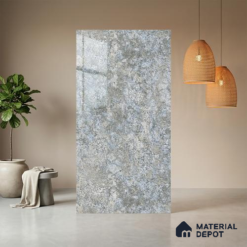 Stone Look LM 21023 8 ft x 4 ft High Gloss Finish Decorative Laminate - 1 mm | Suitable for TV Unit, Wardrobe, Kitchen Cabinets