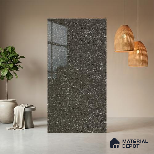 Patterned Look LM 21026 8 ft x 4 ft High Gloss Finish Decorative Laminate - 1 mm | Suitable for Bedroom, TV Unit, Wardrobe