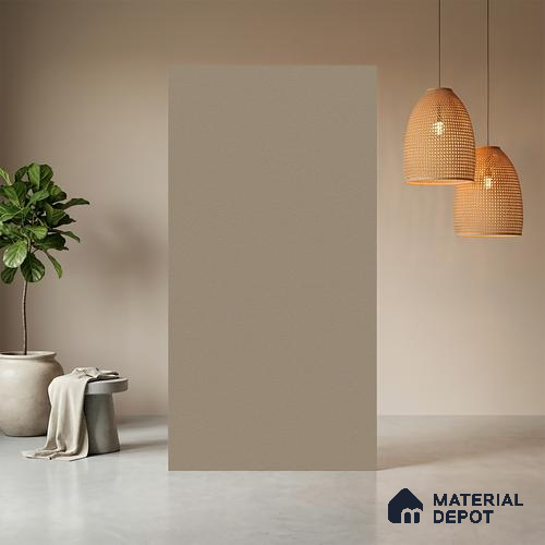 Beige Leather Look LM 21031 8 ft x 4 ft Suede Finish Decorative Laminate - 1 mm | Suitable for TV Unit, Wardrobe, Kitchen Cabinets
