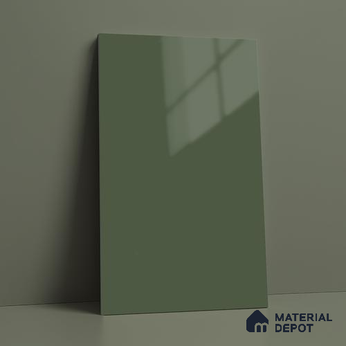 LM 21066 Mint High Gloss Finish 8 ft x 4 ft Decorative Laminate - 1 mm | Suitable for Living Room, Kitchen, Office