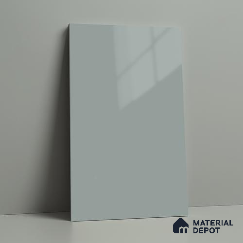 LM 21068 Airy Blue High Gloss Finish 8 ft x 4 ft Decorative Laminate - 1 mm | Suitable for Living Room, Kitchen, Office