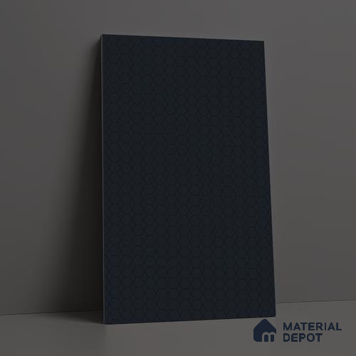 Patterned Look LM 21070 B Midnight Navy Prism Path Texture Finish 8 ft x 4 ft Decorative Laminate - 1 mm | Suitable for Bedroom, TV Unit, Wardrobe