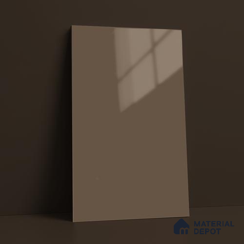 LM 23689 8 ft x 4 ft Solid Plain High Gloss Finish Acrylic Laminate - 1.5 mm | Suitable for Living Room, Kitchen, Office | Matching Edgeband Code EB 18105