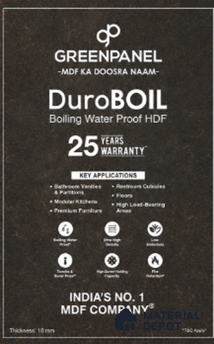 Greenpanel Duro Boil 8 ft x 4 ft BWP HDF- 12 mm