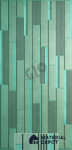 6120 GLO 2440x1220 mm Fluted HDHMR Panel - 12 mm