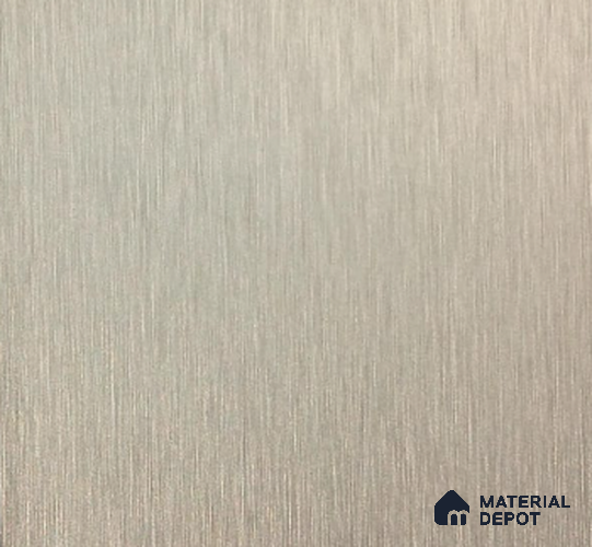 Grey Metallic look Metal 8052 8 ft x 4 ft Texture Finish Decorative Laminate - 1.25 mm | Suitable for TV Unit, Wardrobe, Kitchen Cabinet