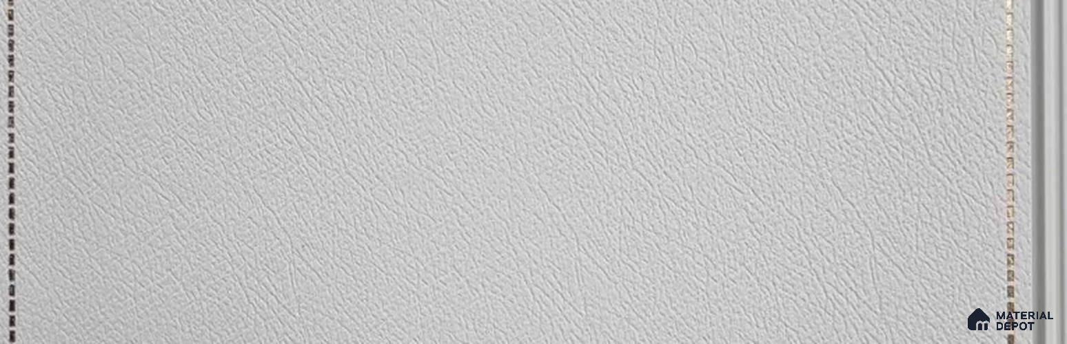 PN 07750 Leather Look Louver 8 ft x 1 ft Texture Finish - 4 mm | Suitable for Feature Wall, TV Unit & Living Room