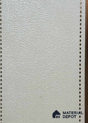 PN 07777 Leather Look Louver 8 ft x 2 ft Texture Finish - 4 mm | Suitable for Feature Wall, TV Unit & Living Room