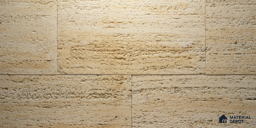 Travertino WL 00412 B Concrete Panel 1.58 ft x 4 in - 18 mm