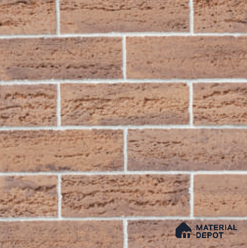 Travertine Brick WL 00414 F Concrete Panel 1 ft x 4 in - 18 mm