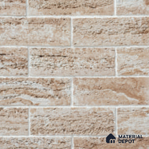 Travertine Brick WL 00414 G Concrete Panel 1 ft x 4 in - 18 mm