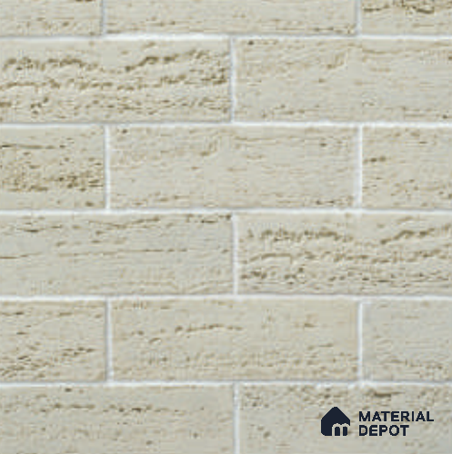 Travertine Brick WL 00414 B Concrete Panel 1 ft x 4 in - 18 mm