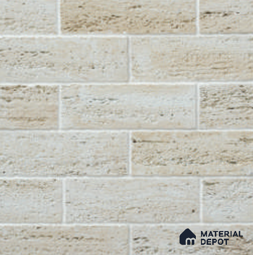 Travertine Brick WL 00414 E Concrete Panel 1 ft x 4 in - 18 mm