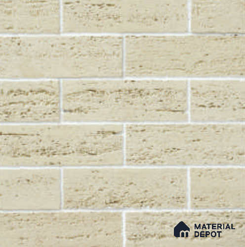 Travertine Brick WL 00414 Concrete Panel 1 ft x 4 in - 18 mm