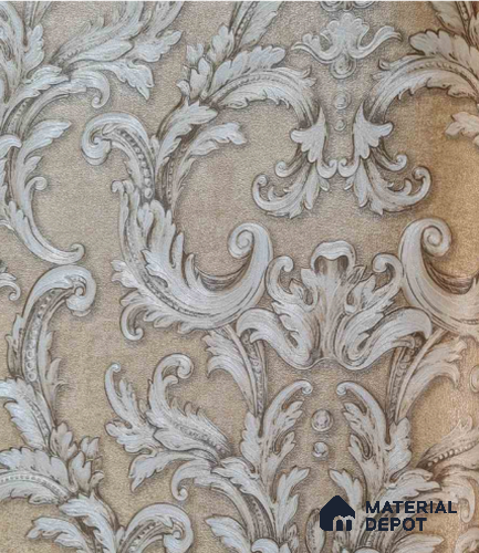10051-3 | 17 ft x 3.7 ft (44.4 Inches) Patterned Look Wallpaper - 62.9 Sq. Ft. | Minimum 15% wastage during installation
