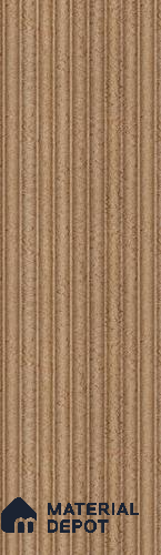 Brown Stone Louver PN 05672 8 ft x 5 inch Charcoal Panel - 10 mm | Suitable for Feature Wall, TV Unit & Living Room | Width is Subjected to 5% Variation