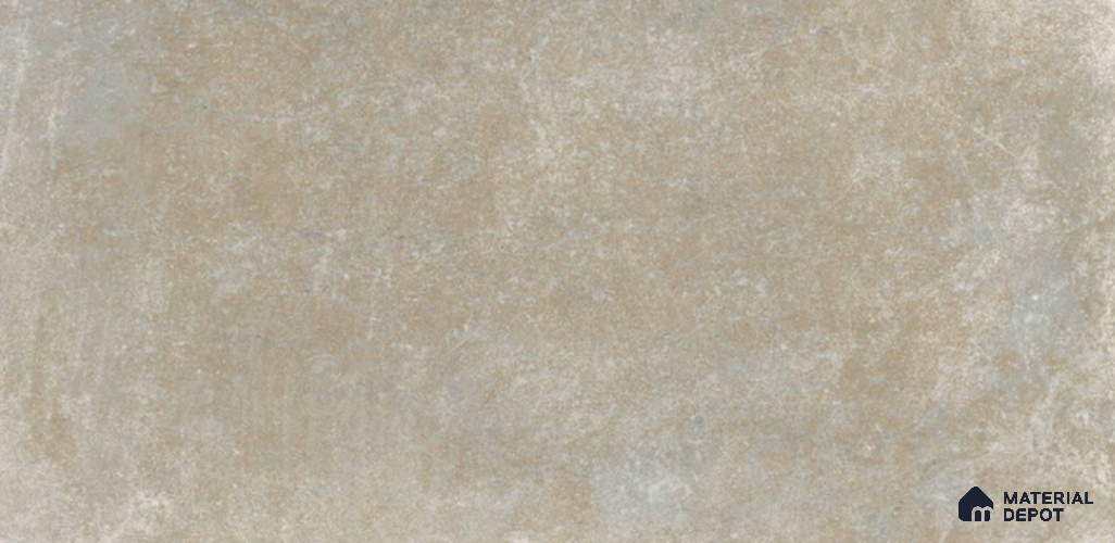 Stone Floor Tile TL 10100 B Siena Beige 16 x 8 inch Matte Finish Vitrified Anti Skid Tile - 12 mm | Suitable For Balcony, Patio, Outdoor