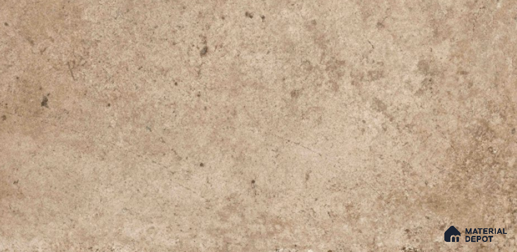 Stone Floor Tile TL 10099 B Rust Natural 16 x 8 inch Matte Finish Vitrified Anti Skid Tile - 12 mm | Suitable For Balcony, Patio, Outdoor