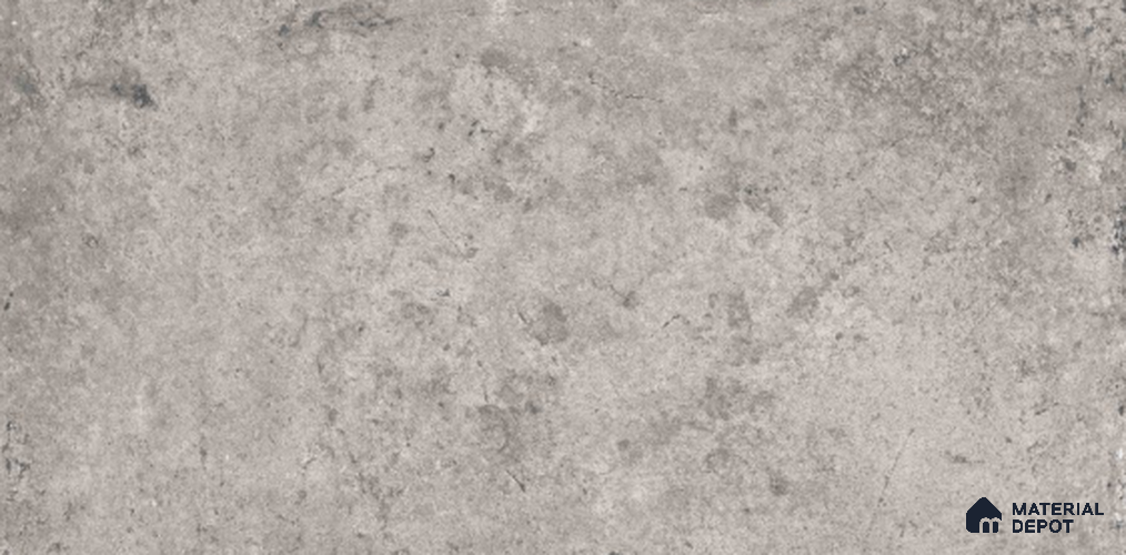 Stone Floor Tile TL 10098 B Rust Grey 16 x 8 inch Matte Finish Vitrified Anti Skid Tile - 12 mm | Suitable For Balcony, Patio, Outdoor
