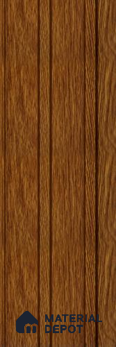 Brown Wooden Louver PN 05589 8 ft x 5 inch Charcoal Panel - 12 mm | Suitable for Feature Wall, TV Unit & Living Room | Width is Subjected to 5% Variation