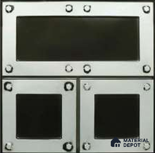 320 Antiq Silver 2 ft x 2 ft Decorative Ceiling Tile - 6 mm