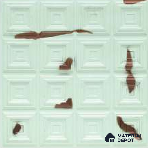270 Damaged Tin 2 ft x 2 ft Decorative Ceiling Tile - 6 mm
