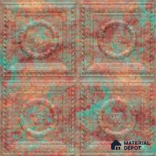 318 Rustic Patina 2 ft x 2 ft Decorative Ceiling Tile - 6 mm